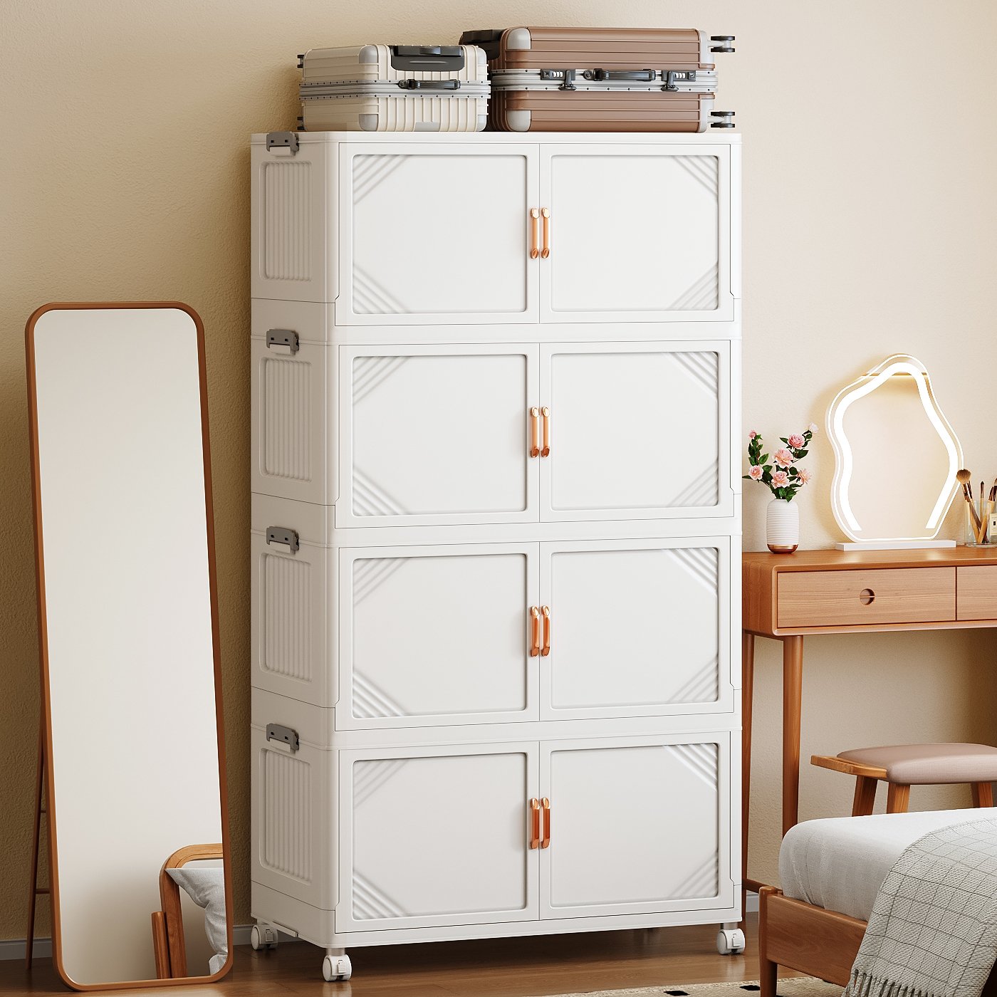 多功能家用折叠柜，适合多种家居环境