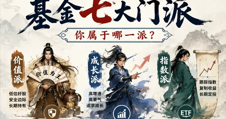 基金七大门派是什么？基金七大门派是哪七个？