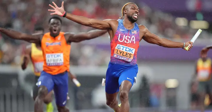 2025世界田径4×100米接力回顾，美国男女短跑赛道延续统治