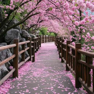 李强87466：樱花一开，春天的浪漫就藏