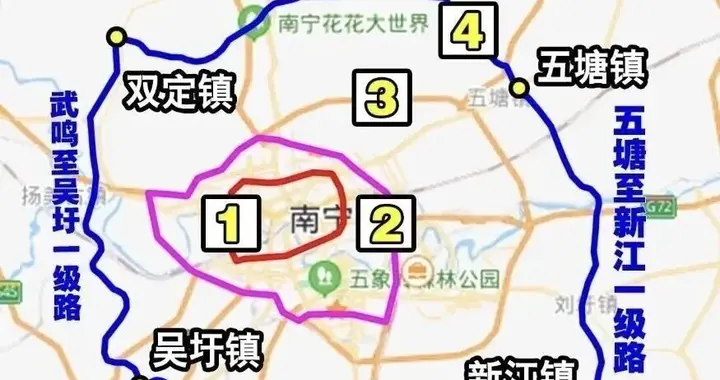 四环要来了！南宁城市圈格局要“变身”了吗？