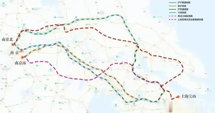 南京到苏州和南通，开车都是3小时，铁路时间差一倍？