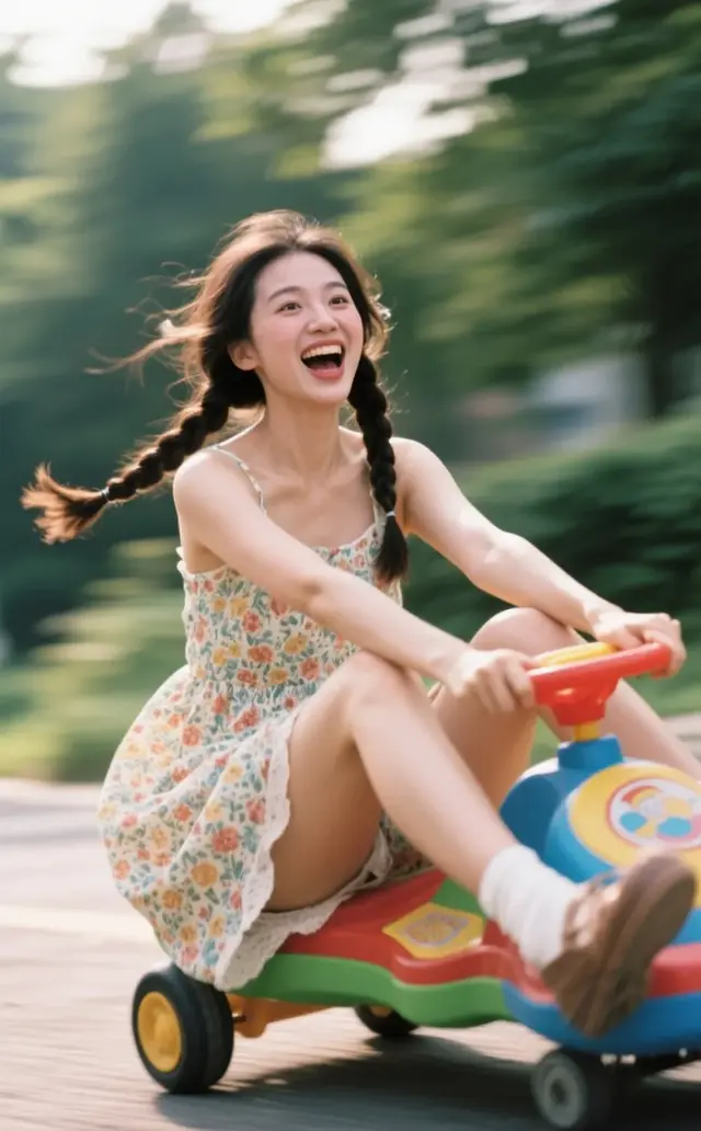 小女友玩疯啦😫😫😫