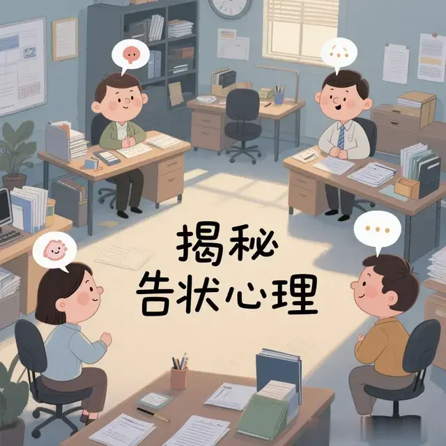 揭秘职场背后告状者的4种心理