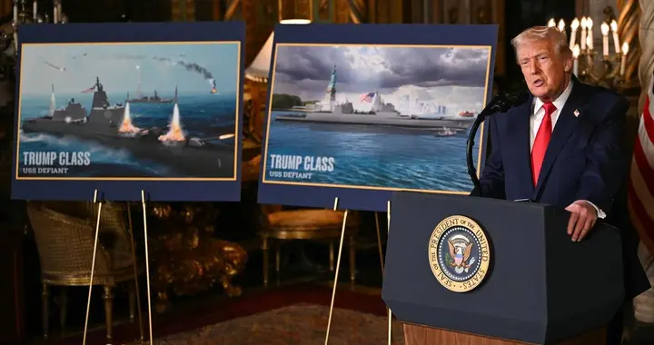 特朗普级战列舰登场！排水量超3万吨，导弹和电磁炮塞爆甲板
