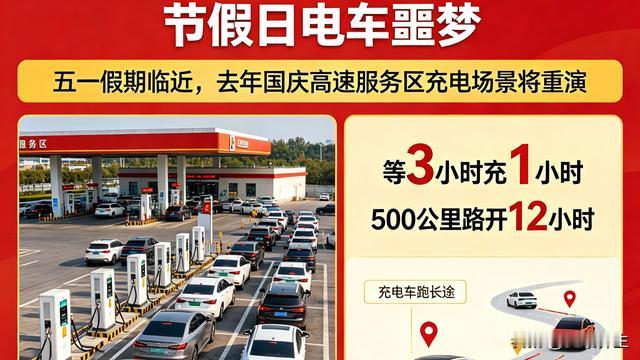 健康养生：高速公路充电排队长达3小时，节