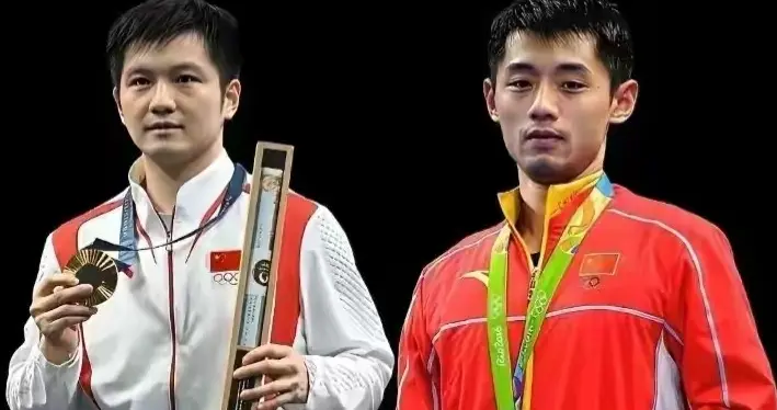 张继科与樊振东，惺惺相惜