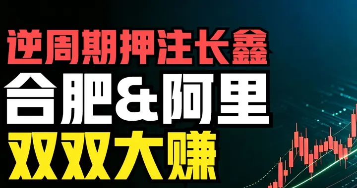 逆周期布局长鑫！合肥浮盈1.195万亿，阿里浮盈1400 亿！全面复盘