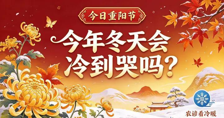 “冷不冷，就看九月九”，今日重阳节，今年冬天会冷到哭吗？