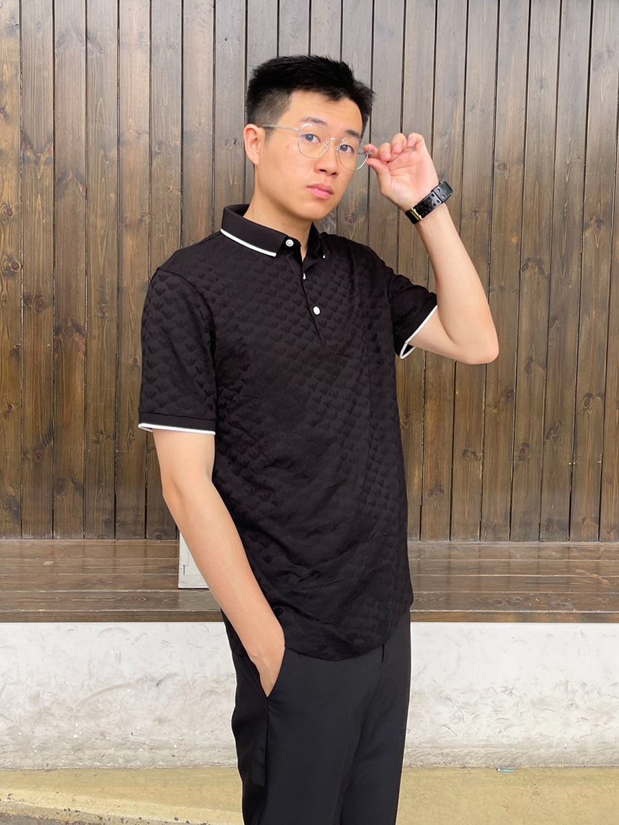 阿玛尼男女全棉短袖Polo衫