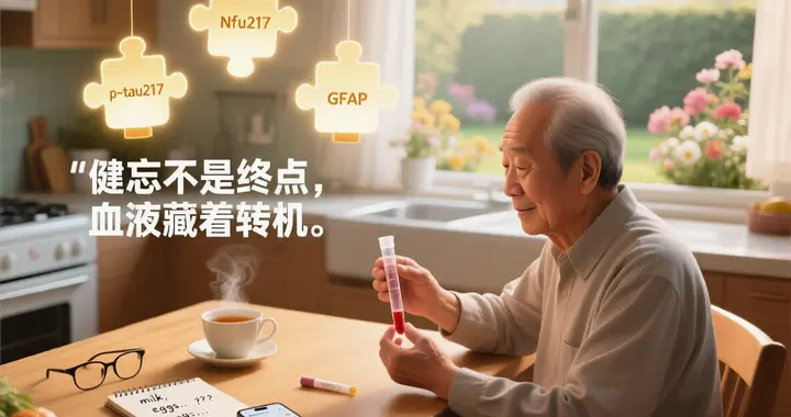 健忘是“虚惊”还是“前兆”？3个血液指标提前预警！