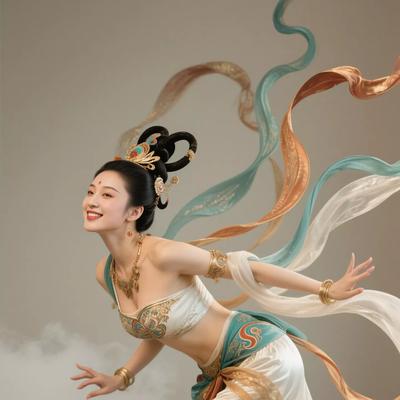 老启水墨国画：穿越千年的古典舞姿，惊艳了