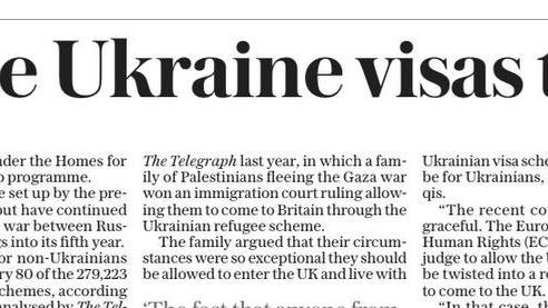 flydragon76：据《星期日电讯报