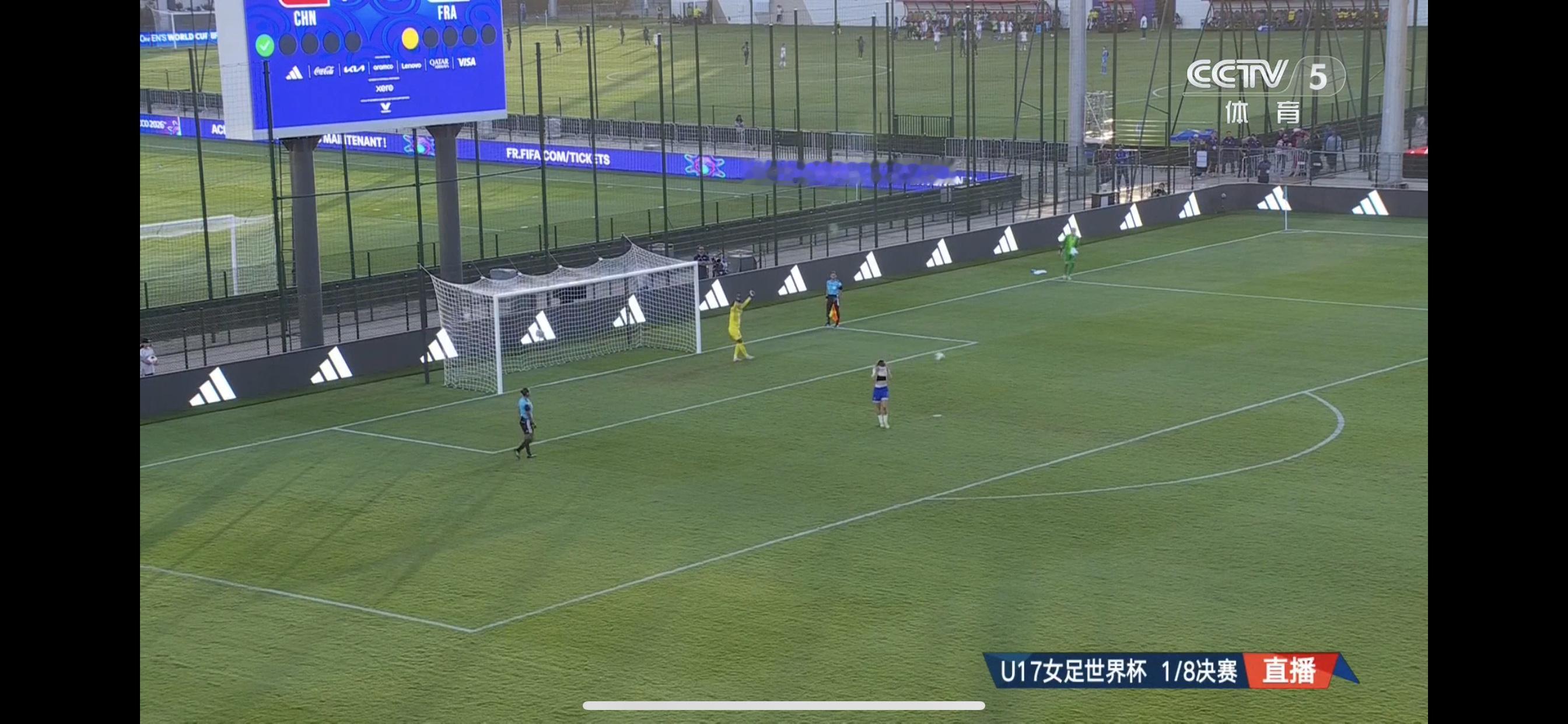 中国U17女足门将牛子琪本场最佳！  刚刚中国U17女足与法国U17女...