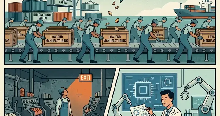 凭啥我只能踩缝纫机代工？产业升级这事，说白了是下一代人的出路