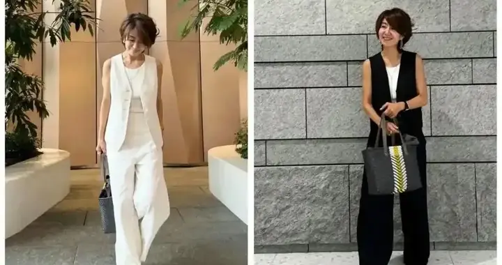 中年女性穿“无袖”显身材，整个人更舒展气质，高级感大大提升了