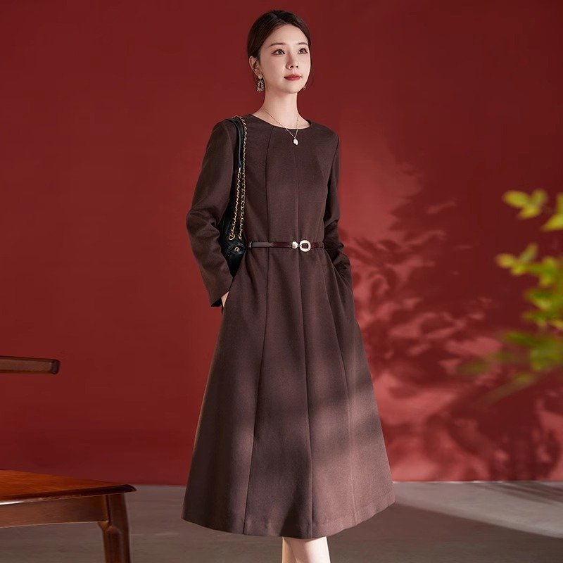 喜欢自己就是很好的开始，绵羊毛长裙推荐!