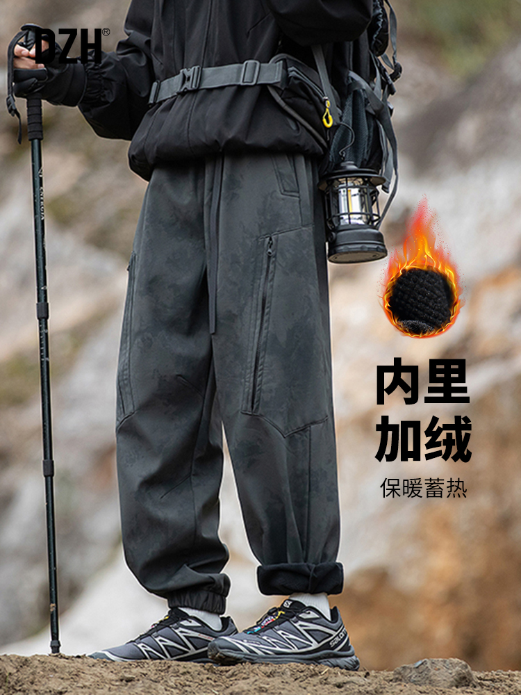 青少年学生工装裤男直筒宽松
