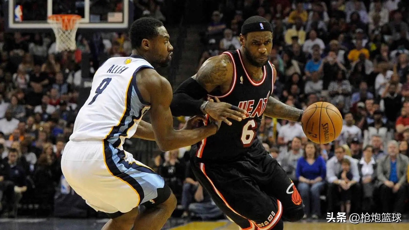 詹姆斯被高估了  前NBA球员托尼-阿伦认为热火时期的詹姆斯在防守端被...
