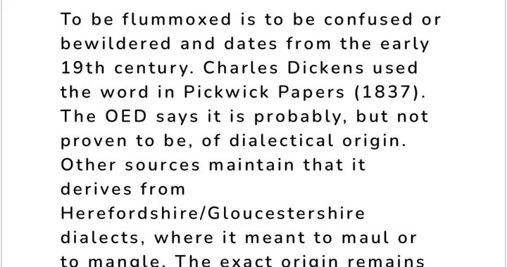 英语高级词汇：flummoxed