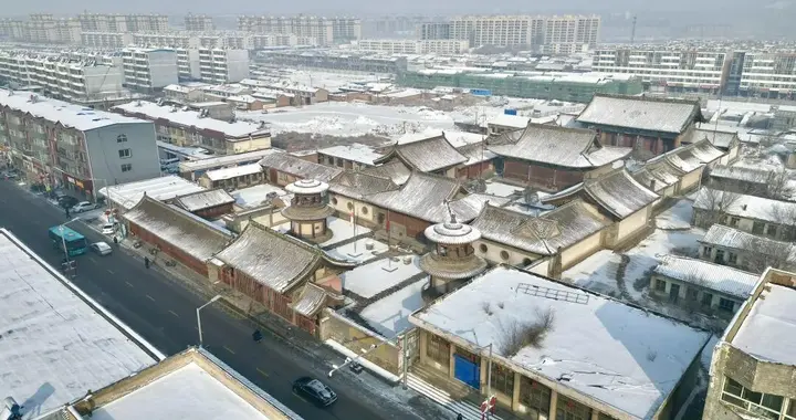 全国仅此一例！天镇慈云寺的圆形钟鼓楼，太绝了