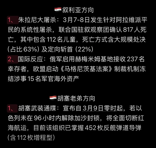 叙利亚朱拉尼政府屠杀叙利亚百姓，残暴程度堪比二战纳粹！