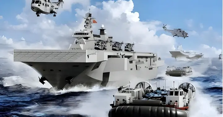一年服役三艘？“准航母”076四川舰开始试航，是福建舰搭子吗？