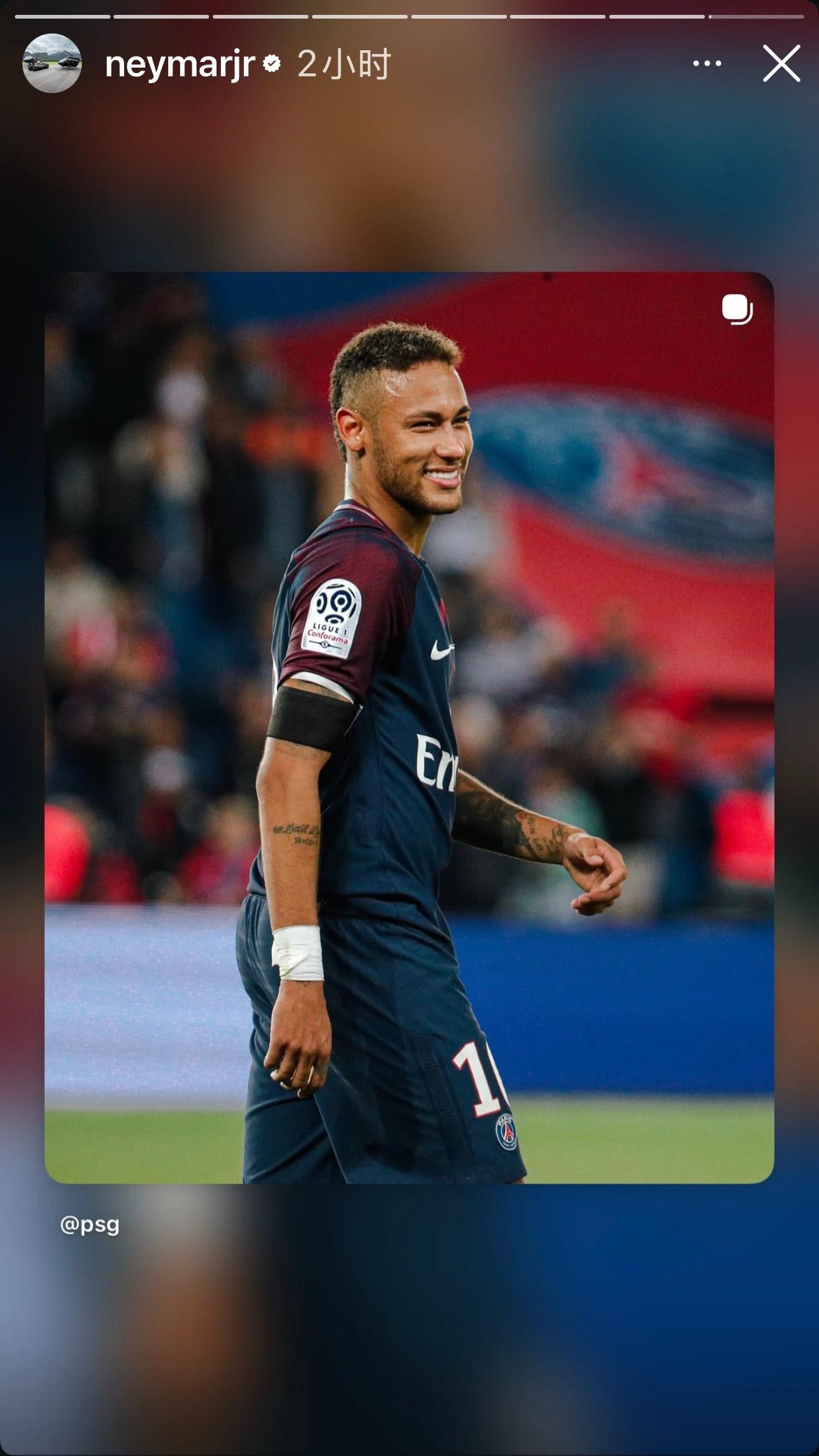 马儿ins快拍转发了psg，对阵图卢兹的6-2，两传两射的马儿 ​