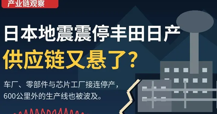 日本地震震停丰田日产，供应链又悬了？