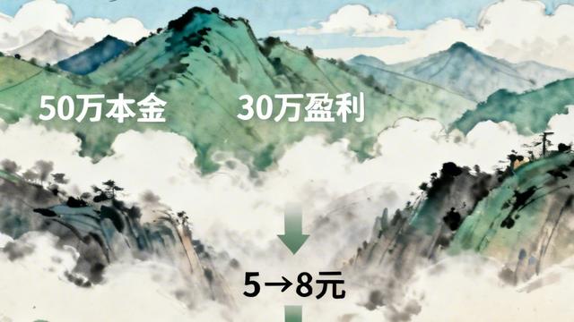 德哥爱喝汤：50万本金，5块钱买入10万