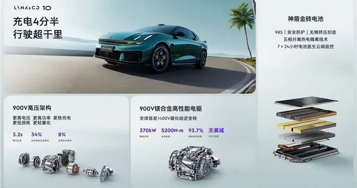 领克10+&领克10首发即王炸三电技术重构纯电运动新秩序