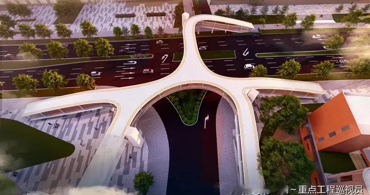 知识城广州实验中学段将新建人行天桥，工期1年