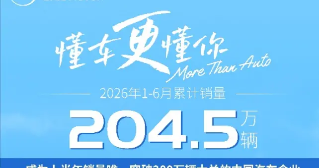 半程收官 上汽集团销量率先突破200万辆 摘得桂冠