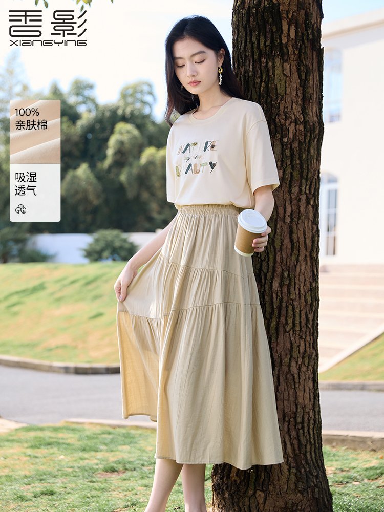 香影纯棉t恤女短袖