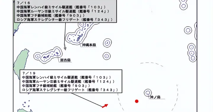 日本力挺南海仲裁！中俄4舰抵近日本公海，180公里外直接开火