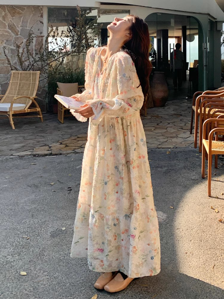 「春日多巴胺🌸法式碎花初恋裙」
