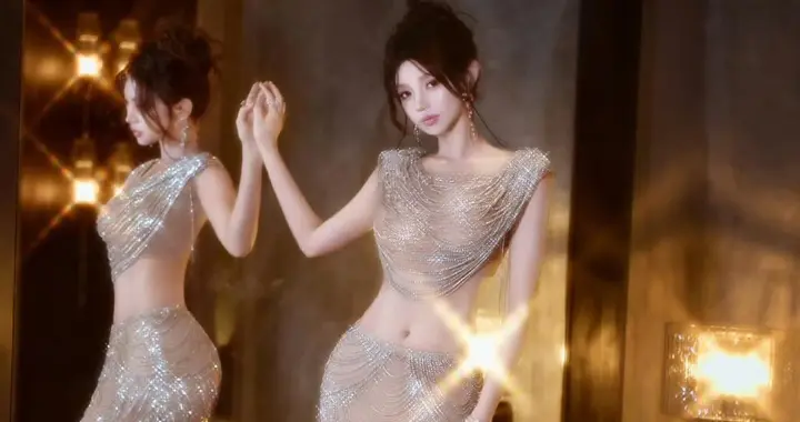 冷脸美人璀璨入夜 沉浸闪耀