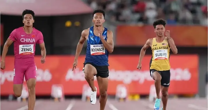 中国男子4×100米接力队 38秒17卫冕亚运冠军 中国台北爆冷拿到银牌
