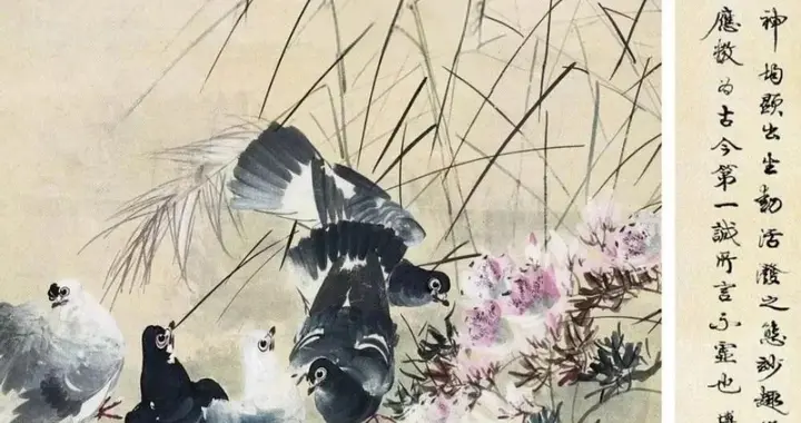 粉绘生韵 百鸽寄情——记花鸟画家张书旂