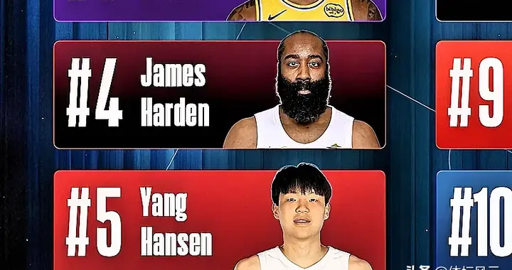 太火爆！NBA中国球衣销量榜公布，库里霸榜杨瀚森创历史