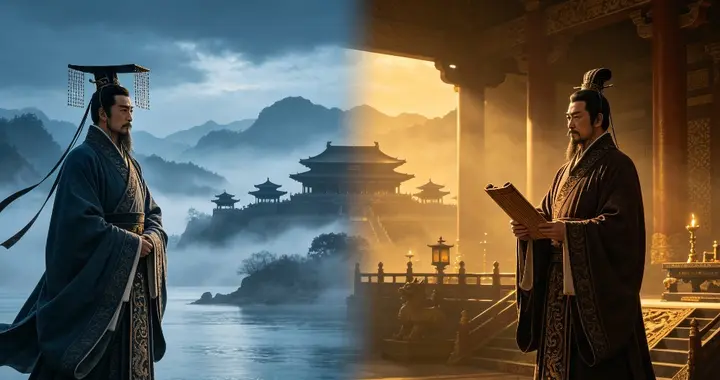 屈原李斯两楚才，一个心怀家国，魂寄千古；一个才定秦制悲剧收场