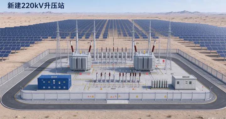 中新建石玛兵地融合2GW光伏基地项目玛纳斯节云 600MW 光伏 EPC标段