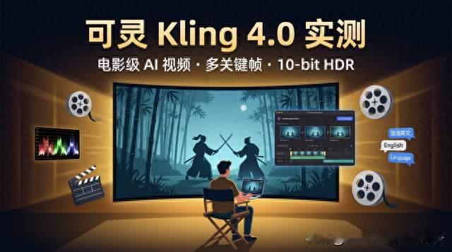 可灵 Kling 4.0 上手实测：从"抽卡"到"执导"，国产 AI ...