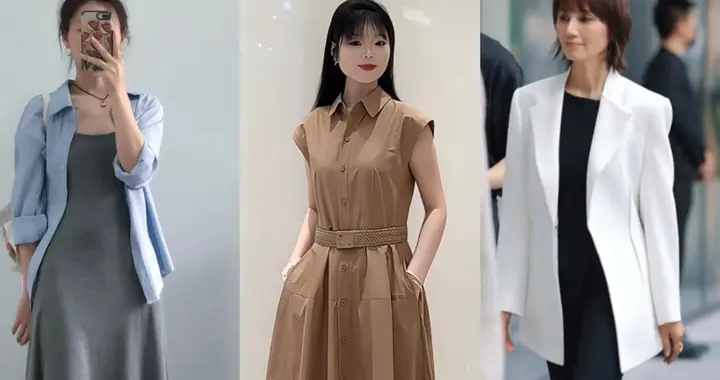四五十岁女性夏季连衣裙别乱穿，记住这3个要点，简约又高级