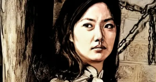 鬼子弃枪狞笑，她以命写不屈