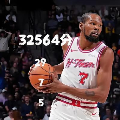 称哥侃球：32564分！杜兰特i常规赛总
