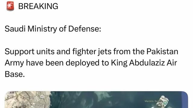 兔兔的世界：沙特的国防部突然发布！ 巴基