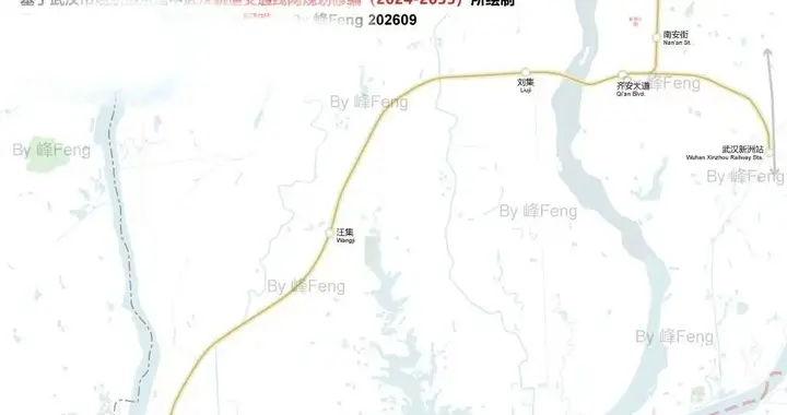 建议武汉地铁邾城线以市域铁路申报，建支线连邾城、高铁站！