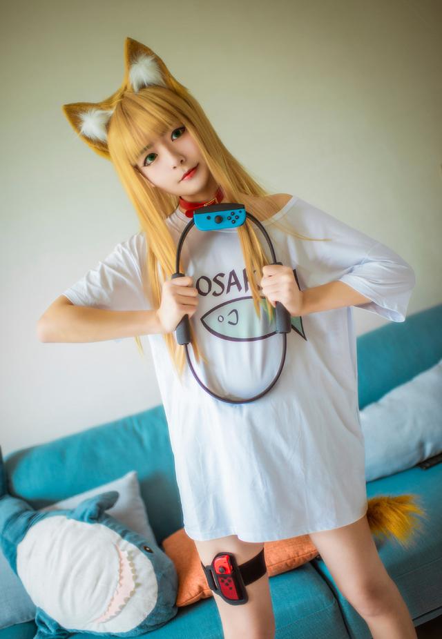 黄豆粉猫娘cosplay