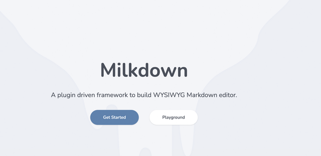 Milkdown：一款插件驱动的 WYSIWYG 强大编辑器框架